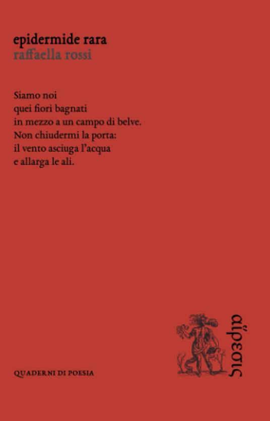 Epidermide rara - Raffaella Rossi - copertina