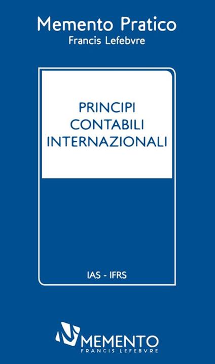 Principi contabili internazionali 2018 - copertina