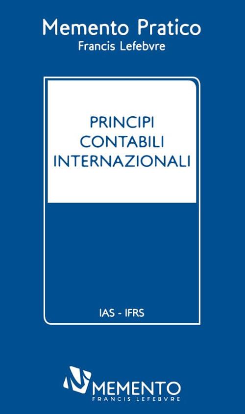 Principi contabili internazionali 2018 - copertina