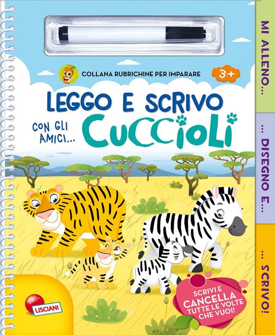 Leggo e scrivo con gli amici... cuccioli. Ediz. a colori. Con gadget - copertina