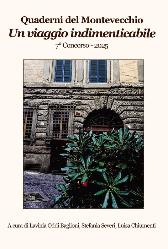 Un viaggio indimenticabile. Quaderni del Montevecchio. 7° Concorso 2025 - copertina