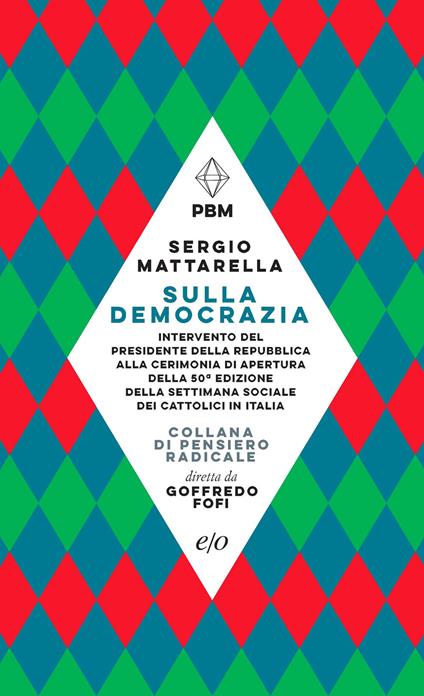 Sulla democrazia - Sergio Mattarella - copertina