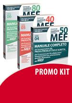 Kit Concorso per 50-40-80 collaboratori MEF. Manuale completo per la preparazione alla prova preselettiva e scritta per il concorso (codici concorso 04, 05, 06) del MEF