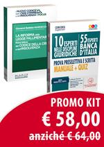 Kit Concorso 10 esperti nelle discipline giuridiche (55 esperti Banca d'Italia). Prova preselettiva e scritta. Manuale + quiz-La riforma della legge fallimentare. Con software di simulazione