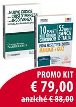 Kit Concorso 10 esperti nelle discipline giuridiche (55 esperti Banca d'Italia). Prova preselettiva e scritta. Manuale + quiz-Il nuovo codice della crisi d'impresa e dell'insolvenza. Con software di simulazione