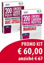 Kit concorso carriera prefettizia 200 posti. Manuale e quiz