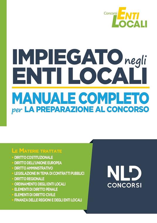 Impiegato negli Enti Locali. Manuale completo per la preparazione al concorso - copertina
