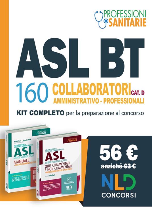 Concorso ASL Puglia: Manuale + Quiz 160 posti di collaboratore amministrativo ASL Puglia - Nicoletta Fusco,Alessandro Milonis - copertina