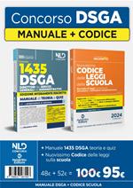 Kit manuale concorso Dsga + Codice delle leggi della scuola 2024