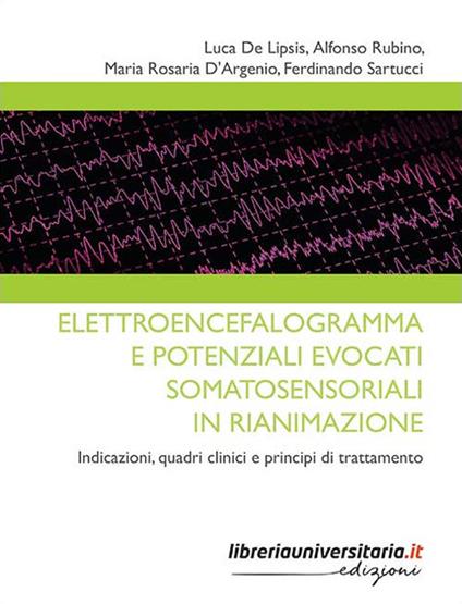 Elettroencefalogramma e potenziali evocati somatosensoriali in rianimazione. Indicazioni, quadri clinici e principi di trattamento - Luca De Lipsis,Alfonso Rubino,Maria Rosaria D'Argenio - copertina