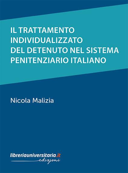 Il trattamento individualizzato del detenuto nel sistema penitenziario italiano - Nicola Malizia - copertina