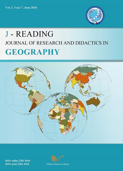J-Reading. Journal of research and didactics in geography (2018). Vol. 1 - Gino De Vecchis - copertina