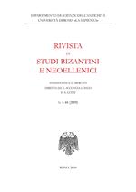 Rivista di studi bizantini e neoellenici (2009). Vol. 46