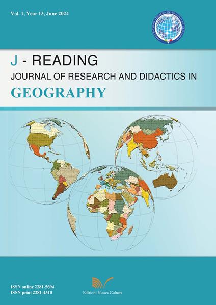 J-Reading. Journal of research and didactics in geography (2024) - copertina