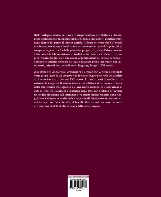 I cantieri in Europa nel Cinquecento: architettura e decorazione. Vol. 1: Roma - 12