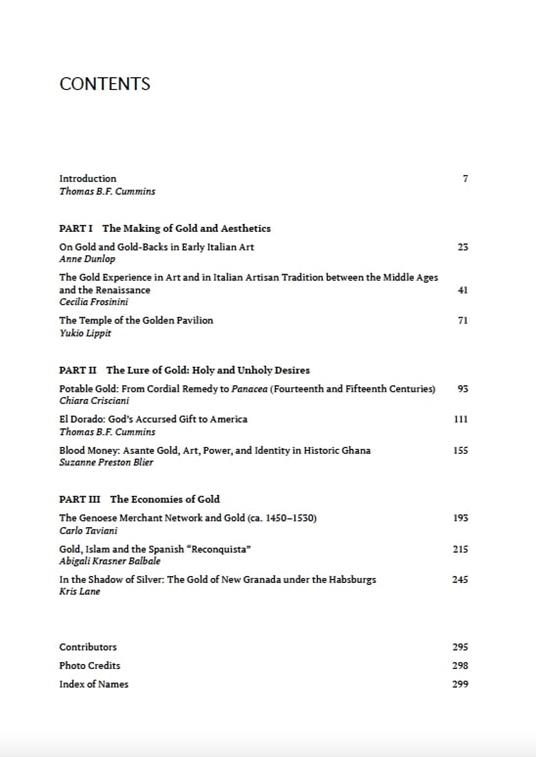 Global gold. Aesthetics, material desires, economies in the late medieval and early modern world - 2