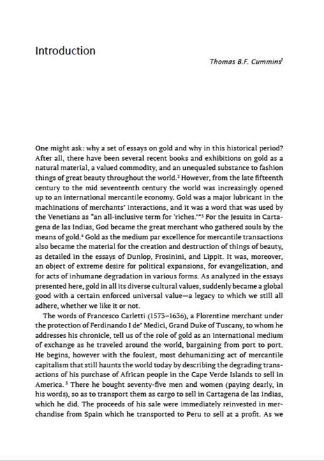 Global gold. Aesthetics, material desires, economies in the late medieval and early modern world - 3