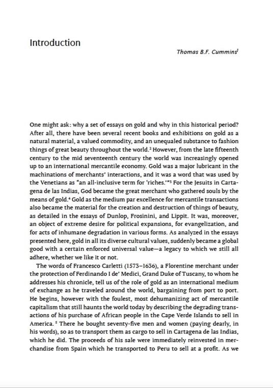 Global gold. Aesthetics, material desires, economies in the late medieval and early modern world - 3