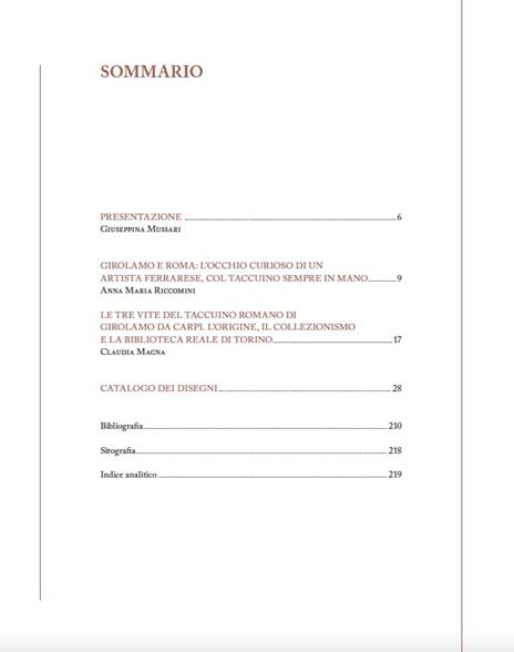 Girolamo da Carpi disegnatore. Il taccuino romano della Biblioteca Reale di Torino - Anna Maria Riccomini,Claudia Magna - 3