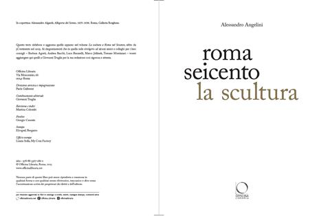 Roma Seicento. La scultura - Alessandro Angelini - 2
