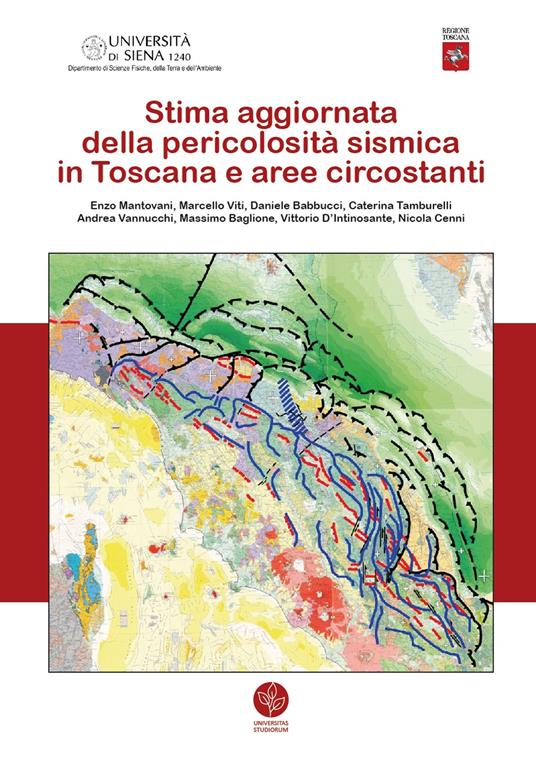 Stima aggiornata della pericolosità sismica in Toscana e aree circostanti - copertina
