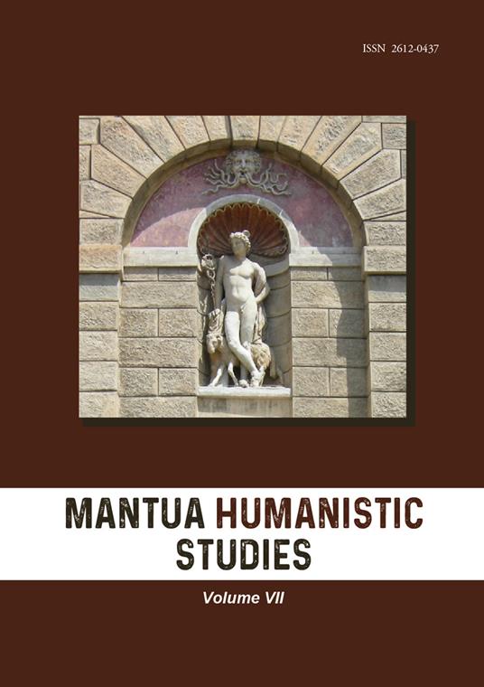 Mantua humanistic studies. Vol. 7 - copertina