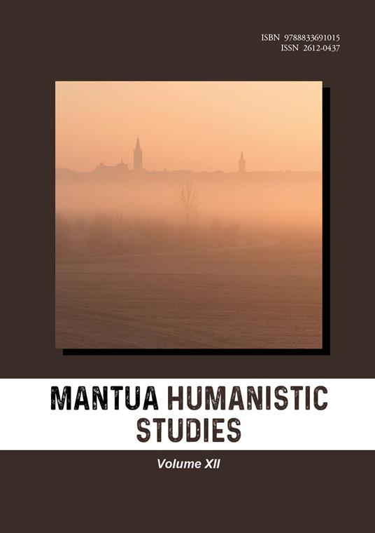 Mantua humanistic studies. Vol. 12 - copertina