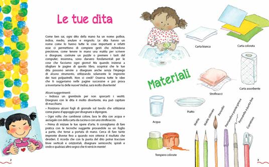 Disegnare con le impronte. Corso di disegno per bambini. Ediz. a colori - Rosa Maria Curto - 2