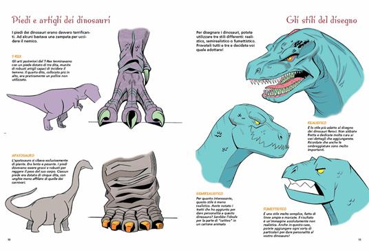 Disegnare dinosauri. Ediz. a colori - Christopher Hart - 3