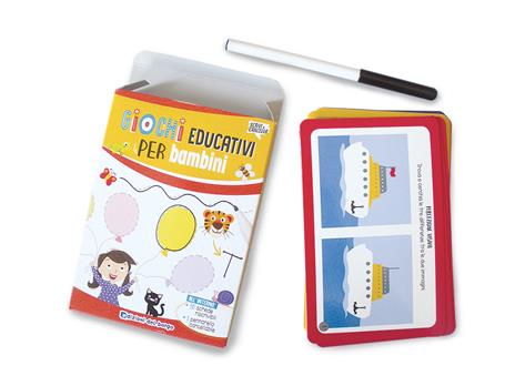 Giochi educativi per bambini. Ediz. a colori. Con pennarello cancellabile - 3