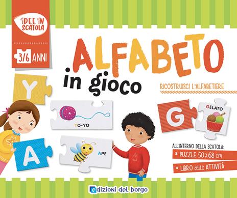 L'alfabeto in gioco. Ediz. a colori. Con puzzle - Roberta Fanti - copertina