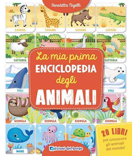 La mia prima enciclopedia degli animali - Benedetta Nigelli - copertina