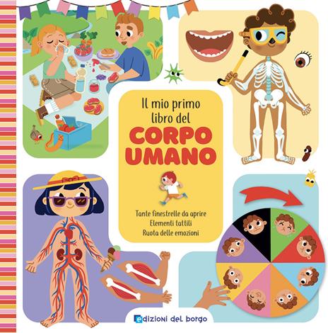 Il mio primo libro del corpo umano. Ediz. a colori - copertina