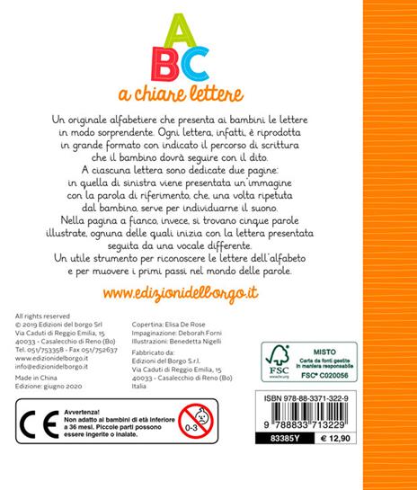 ABC a chiare lettere. Ediz. a colori - Roberta Fanti - 2