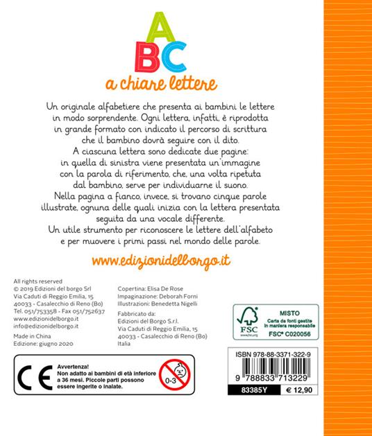 ABC a chiare lettere. Ediz. a colori - Roberta Fanti - 2