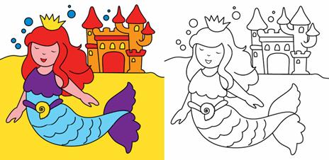 Le bambine colorano con i pennarelli magici. Fate, ballerine, principesse, cuccioli e tanto altro! Ediz. illustrata. Con gadget - 3