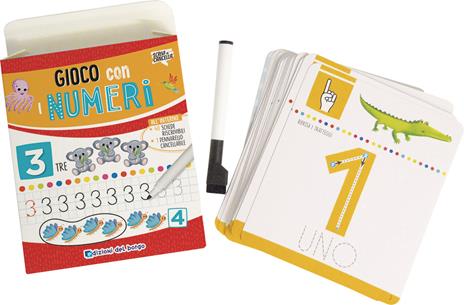 Gioco con i numeri. Ediz. a colori. Con pennarello cancellabile - Roberta Fanti - 2