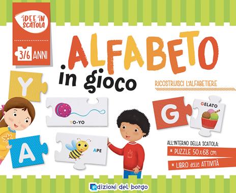 L' alfabeto in gioco. Ediz. a colori. Con puzzle - Roberta Fanti - copertina