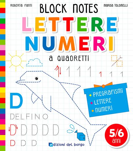 Block notes. Lettere e numeri - copertina