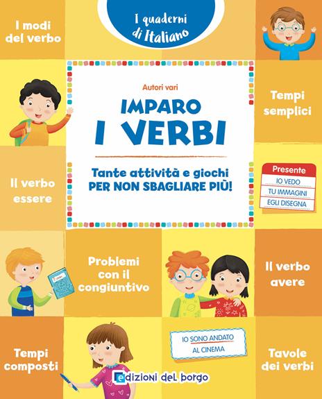 Imparo i verbi. Tante attività e giochi per non sbagliare più! - copertina