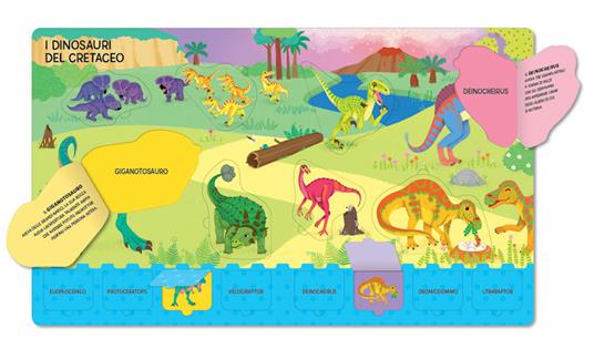 I dinosauri. Gioca, scopri, impara. Ediz. a colori - Jeon Sookhyun - 2
