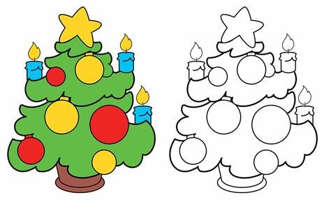 Colora il Natale. Tanti disegni da colorare per Natale! Ediz. a colori. Con 6 pennarelli Jumbo Carioca - Ilaria Ambrosini - 3