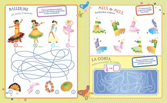 Fare e giocare con fate, principesse e ballerine. Con adesivi. Ediz. a colori - 3