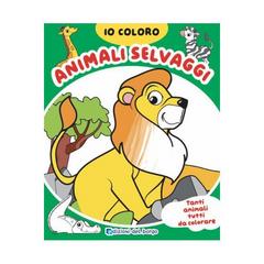 Animali selvaggi. Io coloro. Ediz. a colori - Roberta Fanti - copertina