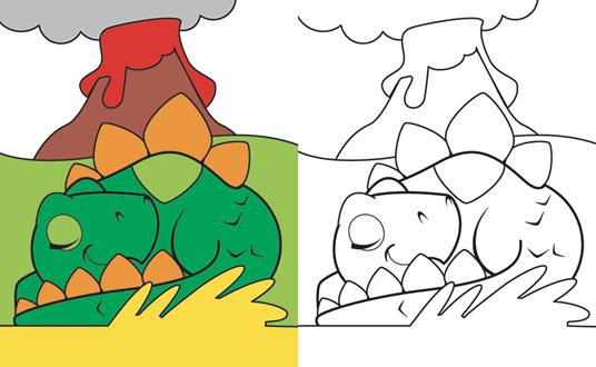 Dinosauri. Io coloro. Ediz. a colori - Roberta Fanti - 4