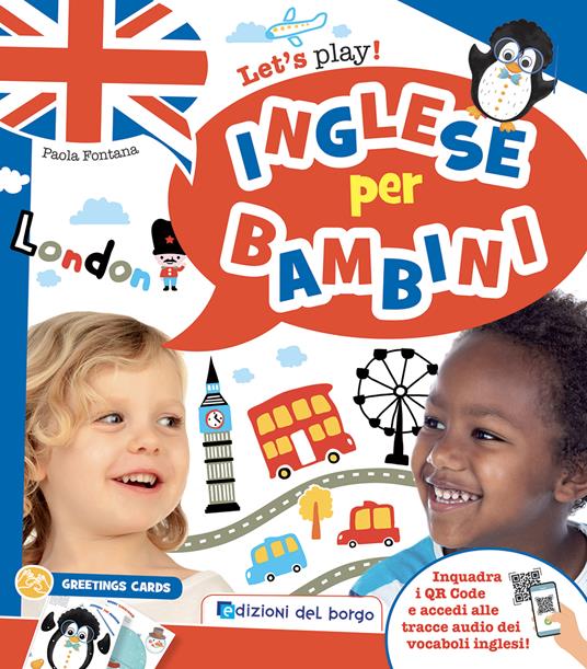 Inglese per bambini. Ediz. a colori. Con tracce audio dei vocaboli inglesi - Paola Fontana - copertina