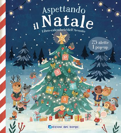 Aspettando il Natale. Libro-calendario dell'Avvento. Ediz. a colori - copertina