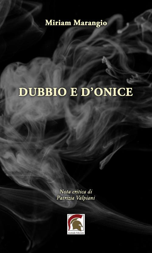 Dubbio e d’onice - Miriam Marangio - copertina