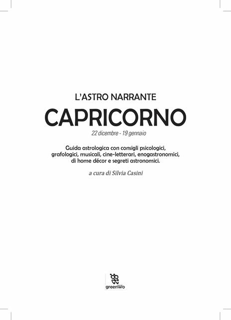 Capricorno. L'astro narrante - 2