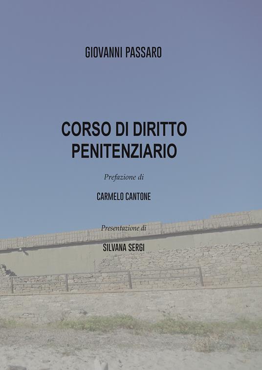 Corso di diritto penitenziario - Giovanni Passaro - copertina